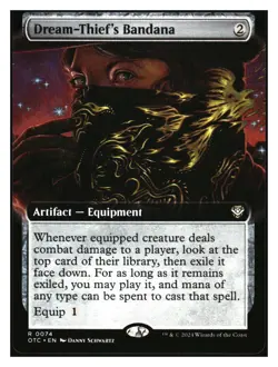 Dream-Thief's Bandana (Borderless) Thunder Junction MTG - NM+ *Mythic Relics* - Image 1