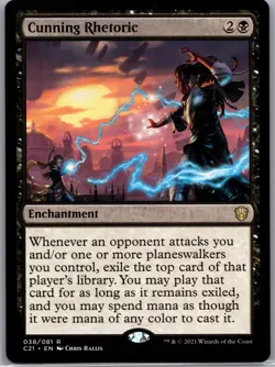 Cunning Rhetoric R Commander 2021 38 NM Normal - Image 1