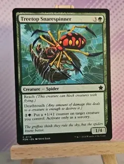 MTG: Treetop Snarespinner 0114 - Foundations - LP Condition - Image 1