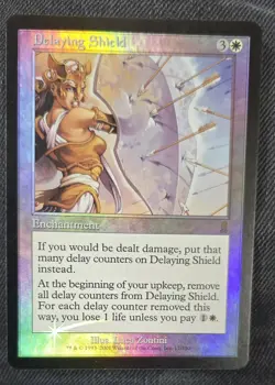 FOIL DELAYING SHIELD EX/NM UNPLAYED ODYSSEY MTG MAGIC THE GATHERING (M13) - Image 1