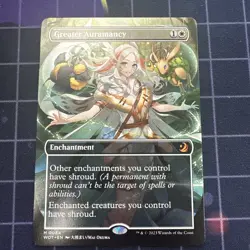 Greater Auramancy (Anime Borderless) Wilds of Eldraine: Enchanting Tales Regular - Image 1