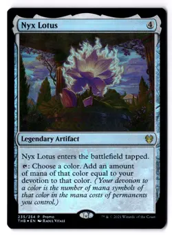 Nyx Lotus NM* FOIL PROMO Theros Beyond Death ENGLISH 235/254 mtg -UnltdCards - Image 1