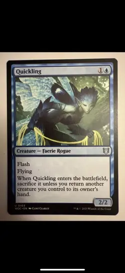 Quickling [Wilds of Eldraine Commander] Magic MTG - Image 1