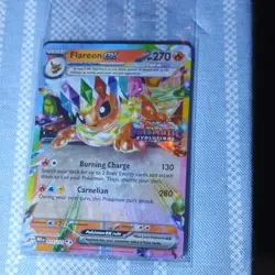 Pokemon TCG Flareon ex Miscellaneous Promo Holo EX 270 HP Sealed Pack - Image 1