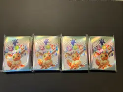 Pokemon Prismatic Evolutions - 4x lot Card Sleeves from ETB - Sealed New - Image 1