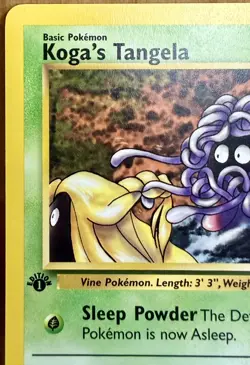 Koga's Tangela 81/132 Gym Challenge Set 1st Edition 2000 Vintage Pokemon TCG - Image 2