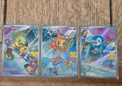 Pokemon TCG First Partners Sinnoh Turtwig MEP 040 Piplup 042 Chimchar 041 NM - Image 1