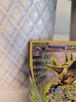 2016 Near Mint Nidoking XY Evolutions Pokemon 46/108 - Image 3