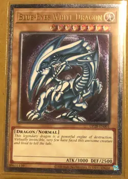 Yu-Gi-Oh! TCG Blue-Eyes White Dragon OP28-EN001 Ultimate Rare Unlimited Edition - Image 1