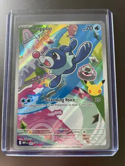 Popplio MEP 045 - First Partner Illustration Rare Promo 30th Anniversary - NM - Image 1