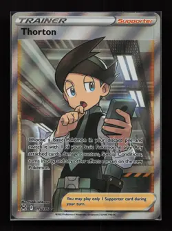 Thorton 195/196 Rare Ultra Lost Origin Pokemon Near Mint - Image 1