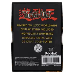 Yu-Gi-Oh! Limited Edition 24k Gold Plated Celtic Guardian Metal Card - Image 3