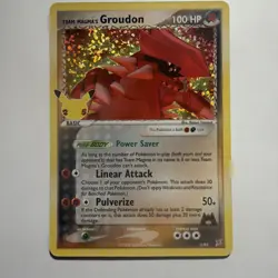 Team Magma's Groudon 9/95 Classic Collection Holo Celebrations Pokemon NM - Image 1