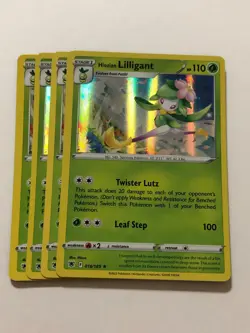 Pokemon Card Astral Radiance 4x Playset Holographic Lilligant 016/189 Near Mint - Image 1