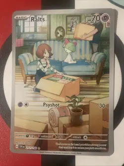 Pokemon TCG Scarlet & Violet Base Set Holo English IR Ralts 211/198 SV01 - Image 1