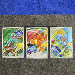 Pokemon TCG First Partner Illustration Collection Series 1 Kanto GEN 1 Starters - Image 1