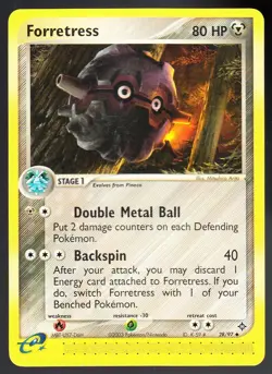 Forretress 28/97 Pokemon EX Dragon NM - Image 1