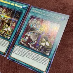 Yugioh! Heritage of the Chalice MP19-EN224 Prismatic Secret Rare 1st Ed NM x 3 - Image 2