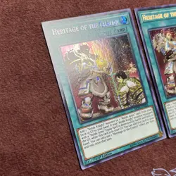 Yugioh! Heritage of the Chalice MP19-EN224 Prismatic Secret Rare 1st Ed NM x 3 - Image 3