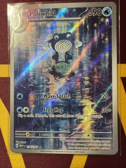 Pokemon TCG Poliwhirl Full Art 176/165 151 Near Mint - Image 1