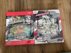 Pokemon TCG White Flare Binder + Black Bolt & White Flare Poster Collection - Image 1