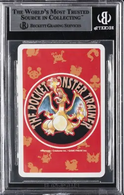 1996 POCKET MONSTER RED POKER SET #76 GOLEM BGS 9 - Image 2