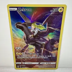 2022 Pokemon SWSH Brilliant Stars Zekrom Trainer Gallery Holo #TG05/TG30 - Image 1