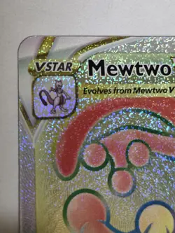 Pokemon GO Mewtwo VSTAR 079/078 Rainbow Secret Rare - Image 2