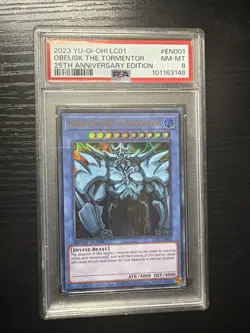 Obelisk The Tormentor LC01-EN001 2023 25th Anniversary Edition PSA 8 - Image 1