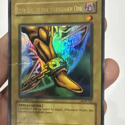 Yugioh Left Leg Of The Forbidden One 1st Ed Lob Light Fade Mp Wavy - Image 4