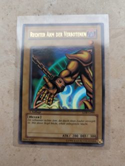 Yugioh Rechter Arm der Verbotenen LOB-G099 Deutsch Top 1.Auflage/1.Edition 2002 - Image 1