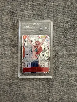 One Piece CCG Tag 10 Nami Manga Alternate Art OP01-016 Japanese - Image 2