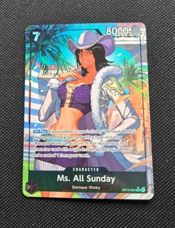 One Piece English - Ms. All Sunday - Alt Art - OP14-084 - SR - NM - Image 1