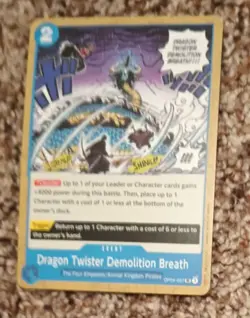 One Piece Pre-release Cards: Nefeltari Cobra & Dragon Twister Demolition Breath - Image 3