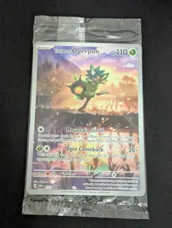 Pokemon TCG Teal Mask Ogerpon Holo SVP #123 Sealed Promo Card - Image 1