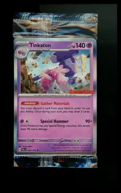 Tinkaton 105/193 Paldea Evolved Gamestop SEALED Promo Pokemon Card TCG - Image 1