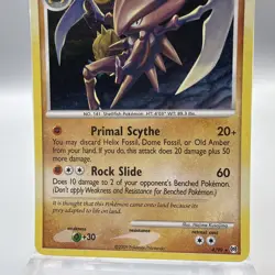 Kabutops 4/99 SWIRL Holo Rare Card Platinum Arceus Pokemon TCG LP - Image 4