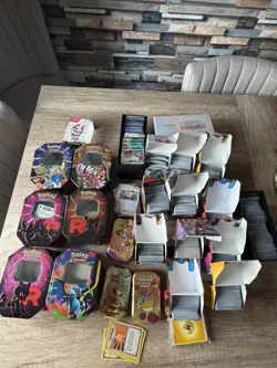 Pokemon card bulk over 3100 cards includes Holo/Rev Holo/ code cards and tins - Image 2