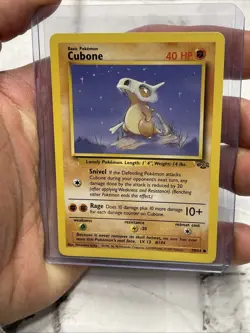 Cubone 50/64 Common Jungle Unlimited Card NM/MT Vintage Vtg TCG Pokemon WOTC - Image 1