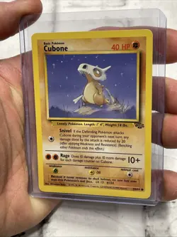 Cubone 50/64 Common Jungle Unlimited Card NM/MT Vintage Vtg TCG Pokemon WOTC - Image 2