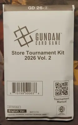 1x Gundam Card Game Store Tournament Kit 2026 Vol. 2 *FACTORY SEALED* NEW - Image 1