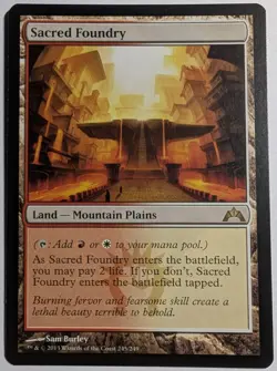 Sacred Foundry x1 Gatecrash MTG Magic the Gathering LP/NM - Image 1