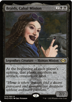 Braids, Cabal Minion (Foil Etched) Modern Horizons 2 Foil (Near Mint) - Image 1