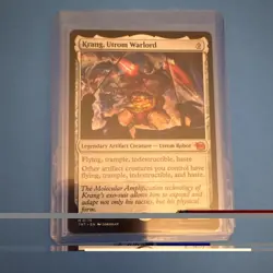 Magic The Gathering Krang Utrom Warlord Legendary Artifact Creature TMT Wizards… - Image 1