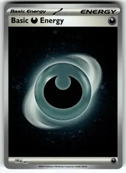 Basic Darkness Energy - (Cosmos Holo) 007 NM Pokemon Card - Image 1