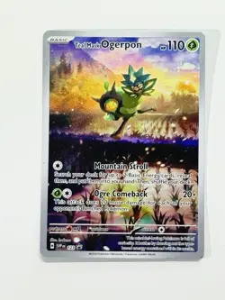 Teal Mask Ogerpon 123 Pokemon Twilight Masquerade ETB Promo ENG LP-MP - Image 4