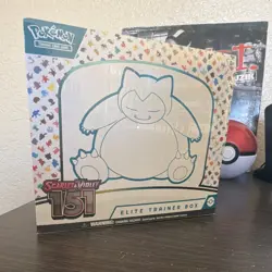 Pokemon Scarlet & Violet 151 Elite Trainer Box English Snorlax 2023 - Image 1