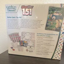 Pokemon Scarlet & Violet 151 Elite Trainer Box English Snorlax 2023 - Image 3
