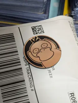 Pokemon Copper Psyduck Mini Coin From 151 Chinese - Image 1
