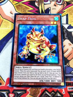 Swap Frog ra03-en005 (NM+) Collectors Rare Yu-Gi-Oh! - Image 1
